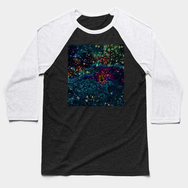 Black Panther Art - Glowing Edges 380 Baseball T-Shirt by The Black Panther